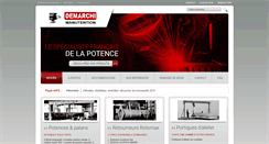 Desktop Screenshot of demarchi-manutention.com